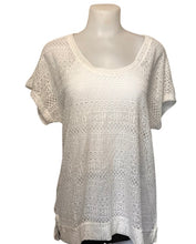 Load image into Gallery viewer, Short sleeve crochet tee (Tank top not included)
