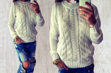 Load image into Gallery viewer, Cable knit sweater
