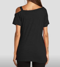 Load image into Gallery viewer, One strap t-shirt with twisted hem

