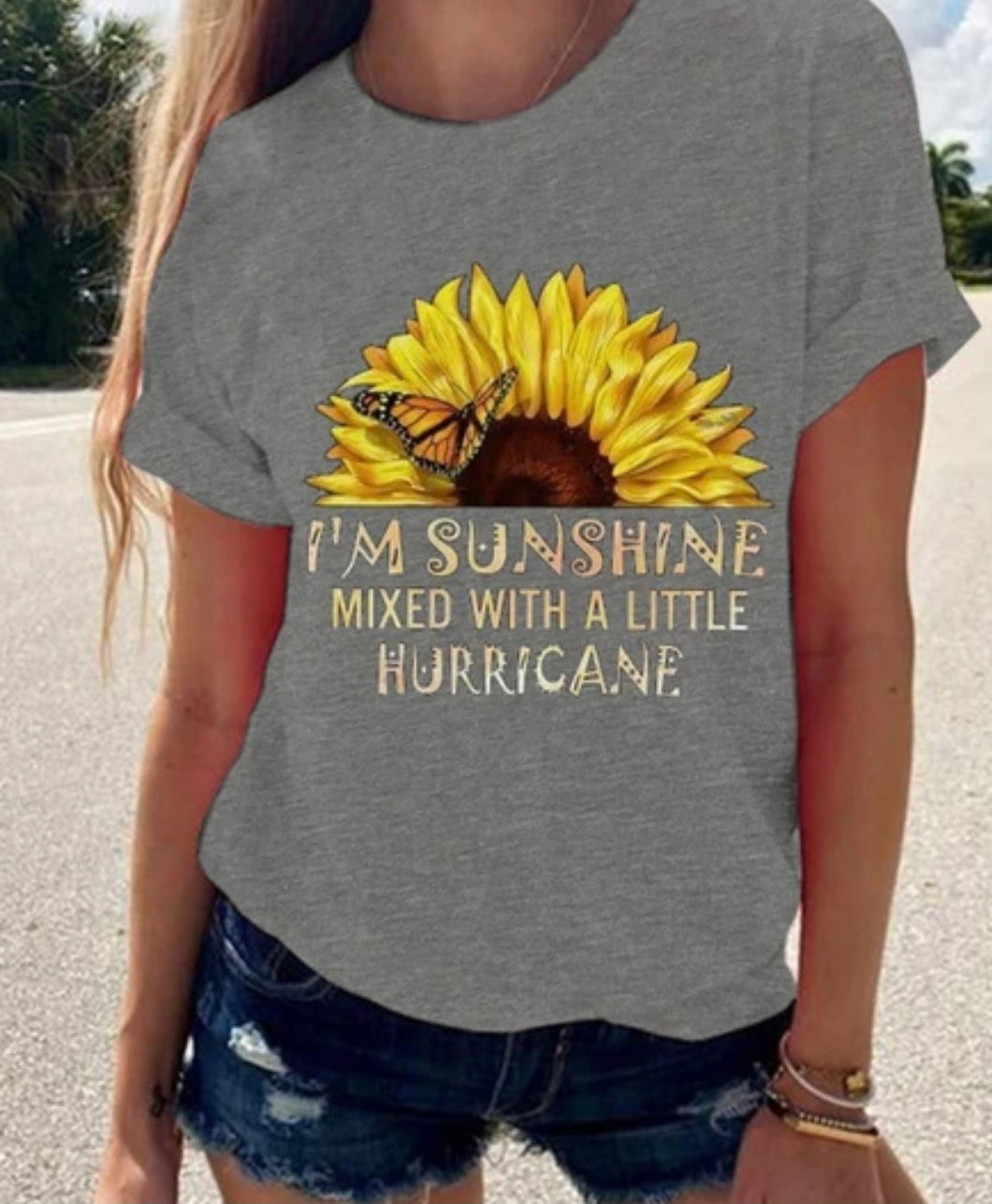 Grey Sunshine/Hurricane tee