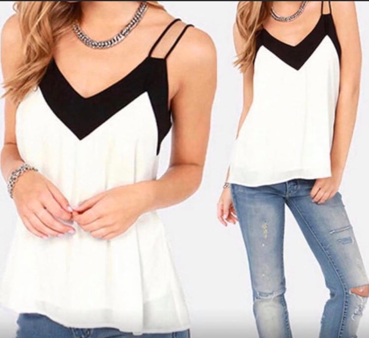White tank top