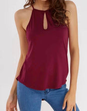 Load image into Gallery viewer, Cami tank top with cut out design
