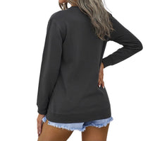 Load image into Gallery viewer, Good Vibes grey sweatshirt
