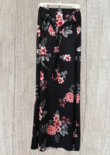 Load image into Gallery viewer, Floral tie up maxi skirt with side slits. Super soft.
