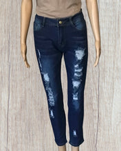 Load image into Gallery viewer, Distressed look skinny jeans
