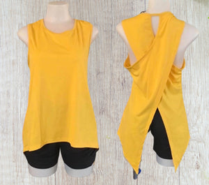 Tank top with crossover back