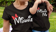 Load image into Gallery viewer, Minnie and Minnie Me Mother/daughter t-shirts
