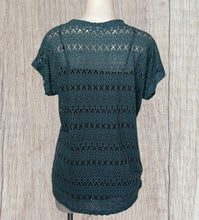 Load image into Gallery viewer, Short sleeve crochet tee (Tank top not included)
