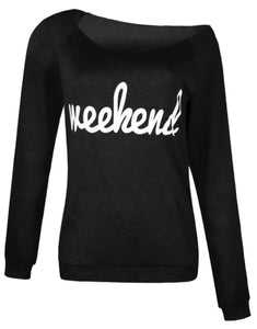 One shoulder pocket design lightweight sweatshirt