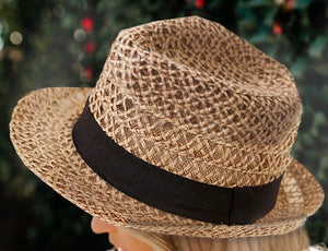 Straw Fedora hats