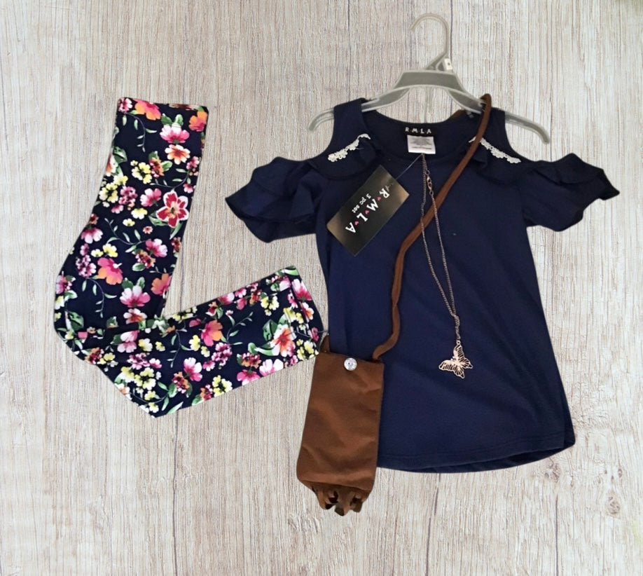 4 piece girls outfit