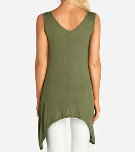 Criss cross tank top