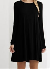 Load image into Gallery viewer, Long sleeve flowy casual dress (Accessories not included)
