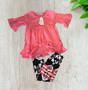 Girls 3 piece pink set