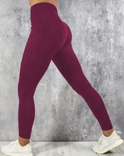 Load image into Gallery viewer, High waisted athletic leggings with pockets
