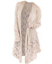 Load image into Gallery viewer, Lightweight cardigan with lace
