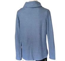 Load image into Gallery viewer, Crossover sweater with 2 decorative buttons
