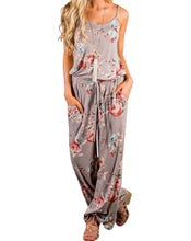 Load image into Gallery viewer, Floral jumpsuit with pockets
