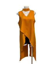 Load image into Gallery viewer, Unique chic long sleeveless crossover top
