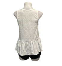 Load image into Gallery viewer, Summer white sleeveless top
