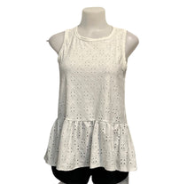 Load image into Gallery viewer, Summer white sleeveless top
