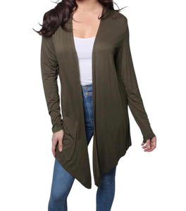 Super soft open front cardigan