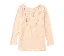 Load image into Gallery viewer, Apricot racerback long sleeve top
