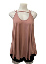 Load image into Gallery viewer, Dusty rose tank top with straps
